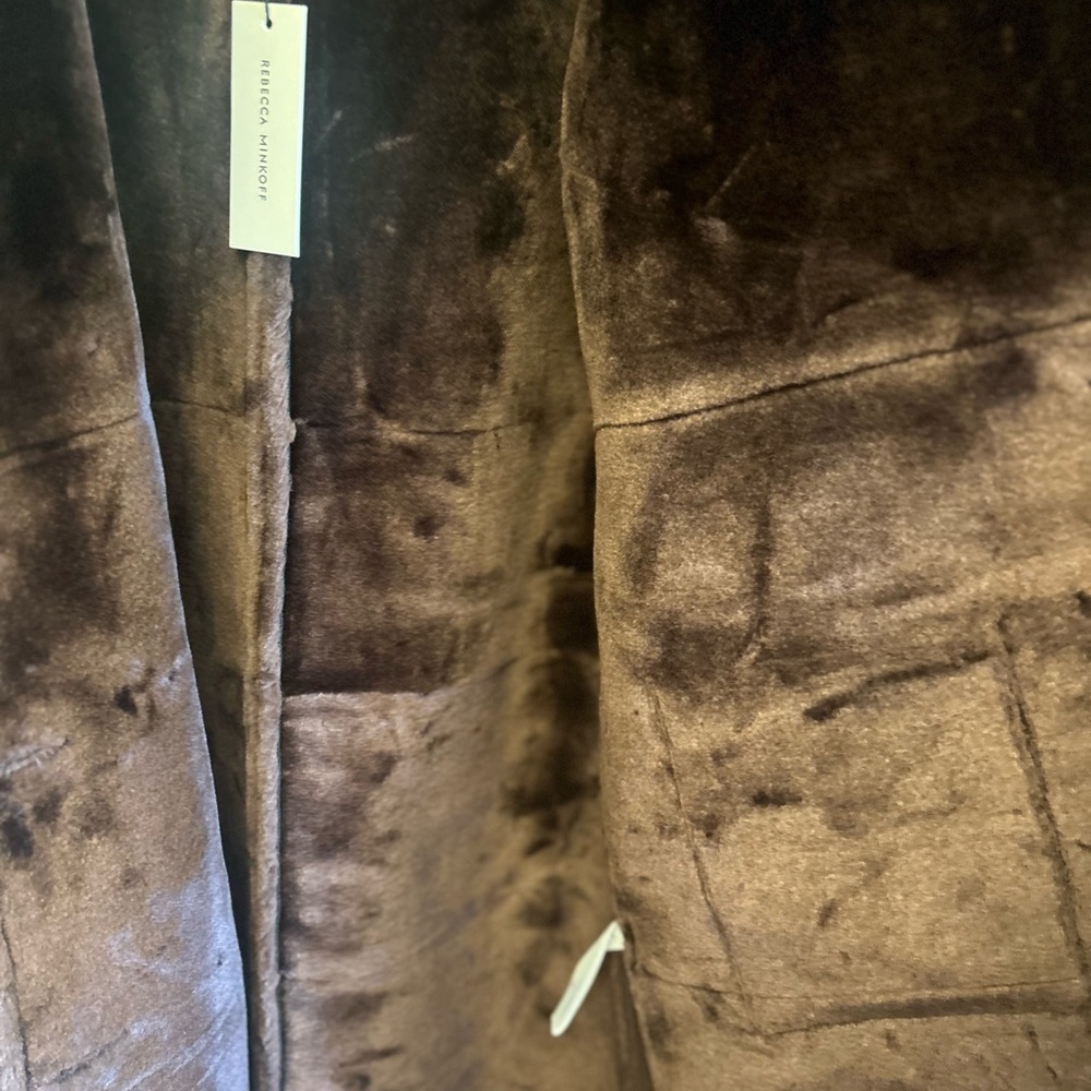 Rebecca Minkoff Women’s Shearling Lined Leather Coat - Picture 15 of 15